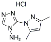 3-(3,5-DIMETHYL-1H-PYRAZOL-1-YL)-4H-1,2,4-TRIAZOL-4-AMINE HYDROCHLORIDE CAS#: 121378-82-3