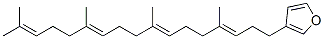 3-[(3E,7E,11E)-4,8,12,16-Tetramethylheptadeca-3,7,11,15-tetraenyl]furan CAS#: 35890-95-0