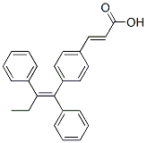 3-(4-(1,2-diphenylbut-1-enyl)phenyl)acrylic acid CAS#: 155701-61-4