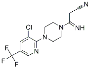 3-(4-[3-CHLORO-5-(TRIFLUOROMETHYL)-2-PYRIDINYL]PIPERAZINO)-3-IMINOPROPANENITRILE CAS#: 339103-92-3