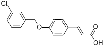 3-(4-[(3-CHLOROBENZYL)OXY]PHENYL)ACRYLIC ACID CAS#: 385383-37-9