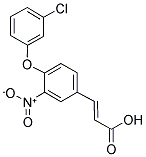 3-[4-(3-CHLOROPHENOXY)-3-NITROPHENYL]ACRYLIC ACID CAS#: 338403-64-8