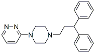 3-[4-(3,3-Diphenylpropyl)-1-piperazinyl]pyridazine CAS#: 36371-39-8