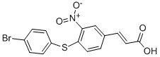 3-[4-[(4-BROMOPHENYL)THIO]-3-NITROPHENYL]ACRYLIC ACID CAS#: 175278-55-4