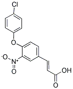 3-[4-(4-CHLOROPHENOXY)-3-NITROPHENYL]ACRYLIC ACID CAS#: 338403-63-7