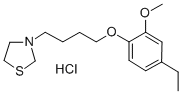 3-(4-(4-Ethyl-2-methoxyphenoxy)butyl)thiazolidine hydrochloride CAS#: 38914-46-4