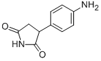 3-(4-AMINO-PHENYL)-PYRROLIDINE-2,5-DIONE CAS#: 32856-49-8