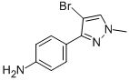 3-(4-AMINOPHENYL)-4-BROMO-1-METHYLPYRAZOLE CAS#: 175276-41-2