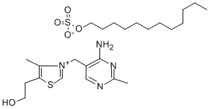 3-[(4-Amino-2-methyl-5-pyrimidinyl)methyl]-5-(2-hydroxyethyl)-4-methylthiazolium dodecyl sulfate CAS#: 39479-63-5