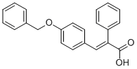3-[4-(BENZYLOXY)PHENYL]-2-PHENYLACRYLIC ACID CAS#: 126582-18-1