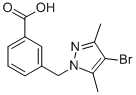 3-(4-BROMO-3,5-DIMETHYL-PYRAZOL-1-YLMETHYL)-BENZOIC ACID CAS#: 175203-24-4