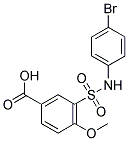 3-(4-BROMO-PHENYLSULFAMOYL)-4-METHOXY-BENZOIC ACID CAS#: 312274-98-9