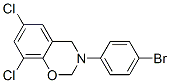 3-(4-BROMOPHENYL)-6,8-DICHLORO-3,4-DIHYDRO-2H-BENZO[E][1,3]OXAZINE CAS#: 35183-58-5