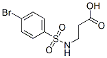3-{[(4-BROMOPHENYL)SULFONYL]AMINO}PROPANOIC ACID CAS#: 116035-58-6