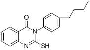 3-(4-BUTYL-PHENYL)-2-MERCAPTO-3H-QUINAZOLIN-4-ONE CAS#: 133032-36-7