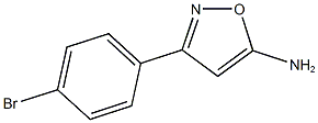 3-(4-Bromo-phenyl)isoxazol-5-ylamine CAS#: 119162-53-7