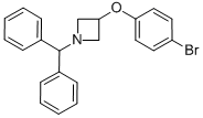 3-(4-Bromophenoxy)-1-(diphenylmethyl)-azetidine CAS#: 132924-50-6