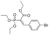 3-(4-Bromophenyl)propenoic acid, 2-(diethoxyphosphinyl)-, ethyl ester CAS#: 37176-94-6