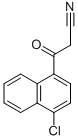 3-(4-CHLORO-1-NAPHTHYL)-3-OXOPROPANENITRILE CAS#: 374926-12-2