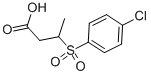 3-(4-CHLOROBENZENESULFONYL)BUTYRIC ACID CAS#: 175205-43-3