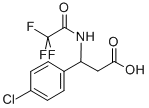3-(4-CHLOROPHENYL)-3-[(2,2,2-TRIFLUOROACETYL)AMINO]PROPANOIC ACID CAS#: 117291-25-5