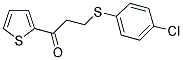 3-[(4-CHLOROPHENYL)SULFANYL]-1-(2-THIENYL)-1-PROPANONE CAS#: 320422-69-3