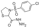 3-[(4-CHLOROPHENYL)SULFONYL]-1,3-THIAZOLANE-2-CARBOHYDRAZIDE CAS#: 175203-14-2