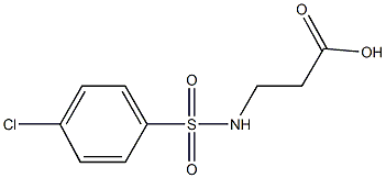 3-{[(4-CHLOROPHENYL)SULFONYL]AMINO}PROPANOIC ACID CAS#: 36974-65-9