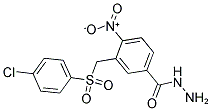 3-([(4-CHLOROPHENYL)SULFONYL]METHYL)-4-NITROBENZENECARBOHYDRAZIDE CAS#: 339016-39-6