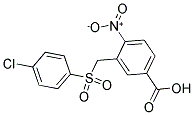 3-([(4-CHLOROPHENYL)SULFONYL]METHYL)-4-NITROBENZENECARBOXYLIC ACID CAS#: 339276-54-9