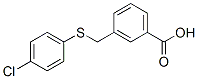 3-{[(4-CHLOROPHENYL)THIO]METHYL}BENZOIC ACID CAS#: 30082-41-8