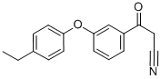 3-(4-ETHYLPHENOXY)-BETA-OXO-BENZENEPROPANENITRILE CAS#: 127389-36-0