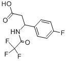 3-(4-FLUOROPHENYL)-3-[(2,2,2-TRIFLUOROACETYL)AMINO]PROPANOIC ACID CAS#: 117291-16-4