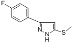 3-(4-FLUOROPHENYL)-5-(METHYLTHIO)PYRAZOLE CAS#: 175137-20-9