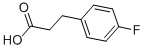 3-(4-FLUOROPHENYL)PROPIONIC ACID CAS#: 459-31-4