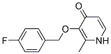 3-(4-Fluorobenzyloxy)-2-methyl-1H-pyridin-4-one CAS#: 338965-51-8