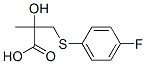 3-[(4-Fluorophenyl)thio]-2-hydroxy-2-methylpropanoic acid CAS#: 339530-91-5