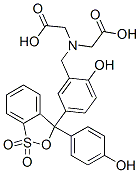 3-(4-Hydroxyphenyl)-3-[3-[N,N-bis(carboxymethyl)aminomethyl]-4-hydroxyphenyl]-3H-2,1-benzoxathiole 1,1-dioxide CAS#: 35976-10-4