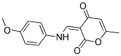 3-[(4-METHOXYANILINO)METHYLENE]-6-METHYL-2H-PYRAN-2,4(3H)-DIONE CAS#: 117034-63-6