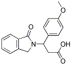 3-(4-METHOXYPHENYL)-3-(1-OXO-1,3-DIHYDRO-2H-ISOINDOL-2-YL)PROPANOIC ACID CAS#: 167886-73-9