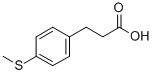 3-(4-METHYLTHIOPHENYL)PROPIONIC ACID CAS#: 138485-81-1