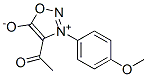 3-(4-Methoxyphenyl)-4-acetyl-1,2,3-oxadiazole-3-ium-5-olate CAS#: 34356-36-0