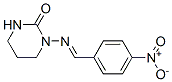 3-(4-Nitrobenzylideneamino)tetrahydro-2(1H)-pyrimidinone CAS#: 30116-25-7