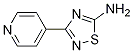 3-(4-Pyridinyl)-5-aMino-[1,2,4]thiadiazole CAS#: 35115-35-6