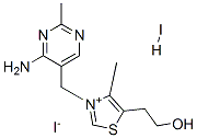 3-[(4-amino-2-methylpyrimidin-5-yl)methyl]-5-(2-hydroxyethyl)-4-methylthiazolium iodide monohydroiodide CAS#: 4175-03-5