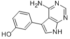 3-(4-amino-7H-pyrrolo[2,3-d]pyrimidin-5-yl)phenol CAS#: 344359-60-0
