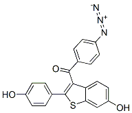 3-(4-azidobenzoyl)-6-hydroxy-2-(4-hydroxyphenyl)benzo(b)thiophene CAS#: 131589-60-1