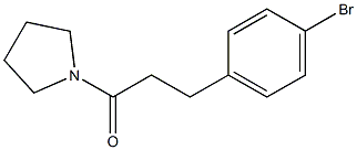 3-(4-broMophenyl)-1-(pyrrolidin-1-yl)propan-1-one CAS#: 4897-53-4