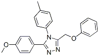 3-(4-methoxyphenyl)-4-(4-methylphenyl)-5-(phenoxymethyl)-1,2,4-triazol e CAS#: 141078-92-4