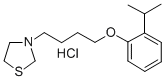 3-(4-(o-Isopropylphenoxy)butyl)thiazolidine hydrochloride CAS#: 38914-45-3